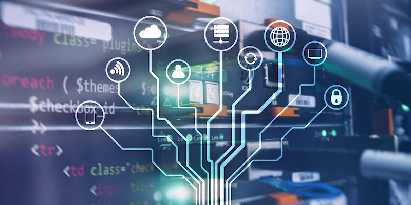 IOT, Internet of things, telecommunication concept data center IOT, Internet of things, telecommunication concept data center